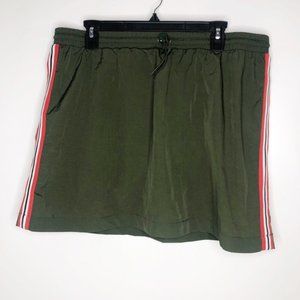 Wild Fable Forest Green Lightweight Red Stripes